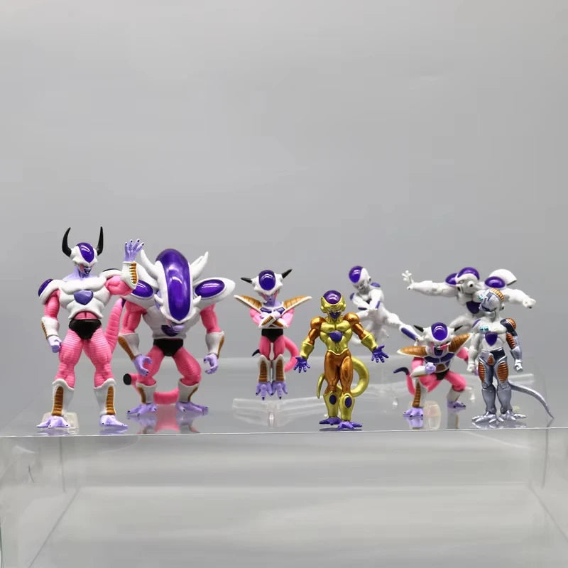 Dragon Ball Z Frieza Action Figure Set (8-Piece) – 7cm Mini PVC Freezer Collectibles