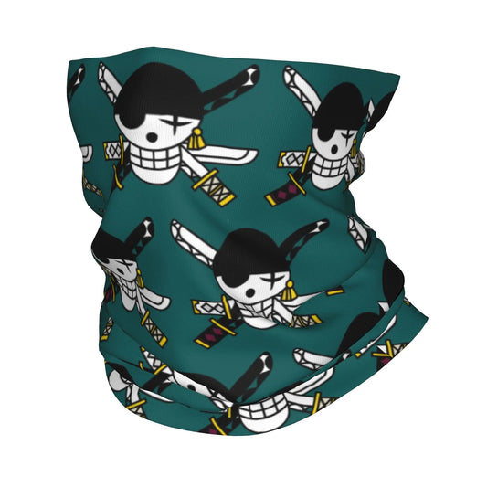 One Piece Roronoa Zoro Bandana Neck Gaiter – Multi-Use Balaclava Face Mask