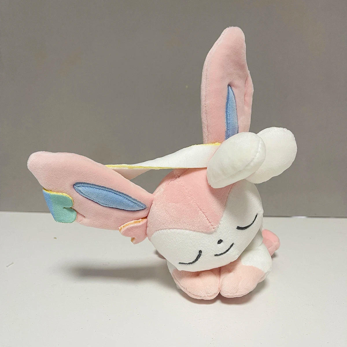Sylveon 16cm High-Fidelity Artisan Plush with detailed ribbon feelers.