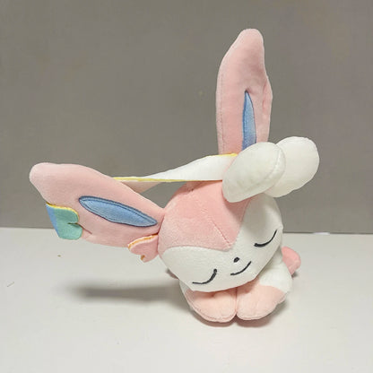 Sylveon 16cm High-Fidelity Artisan Plush with detailed ribbon feelers.