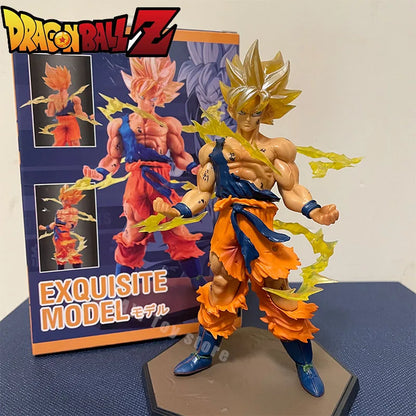Dragon Ball Z figurine in front of its packaging