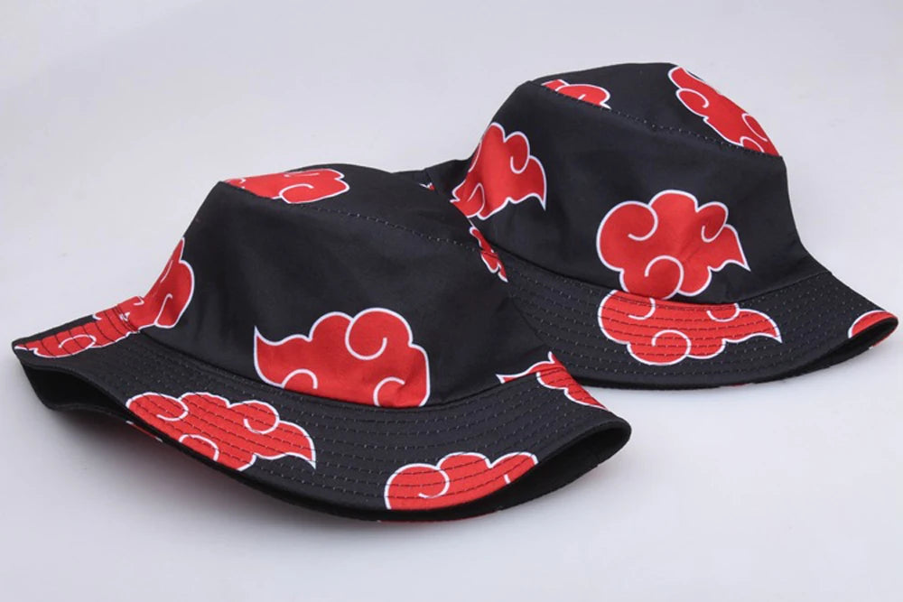 Japanese Cloud Art Outdoor Bucket Hat – Anime Streetwear Fisherman Sun Cap