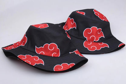 Japanese Cloud Art Outdoor Bucket Hat – Anime Streetwear Fisherman Sun Cap