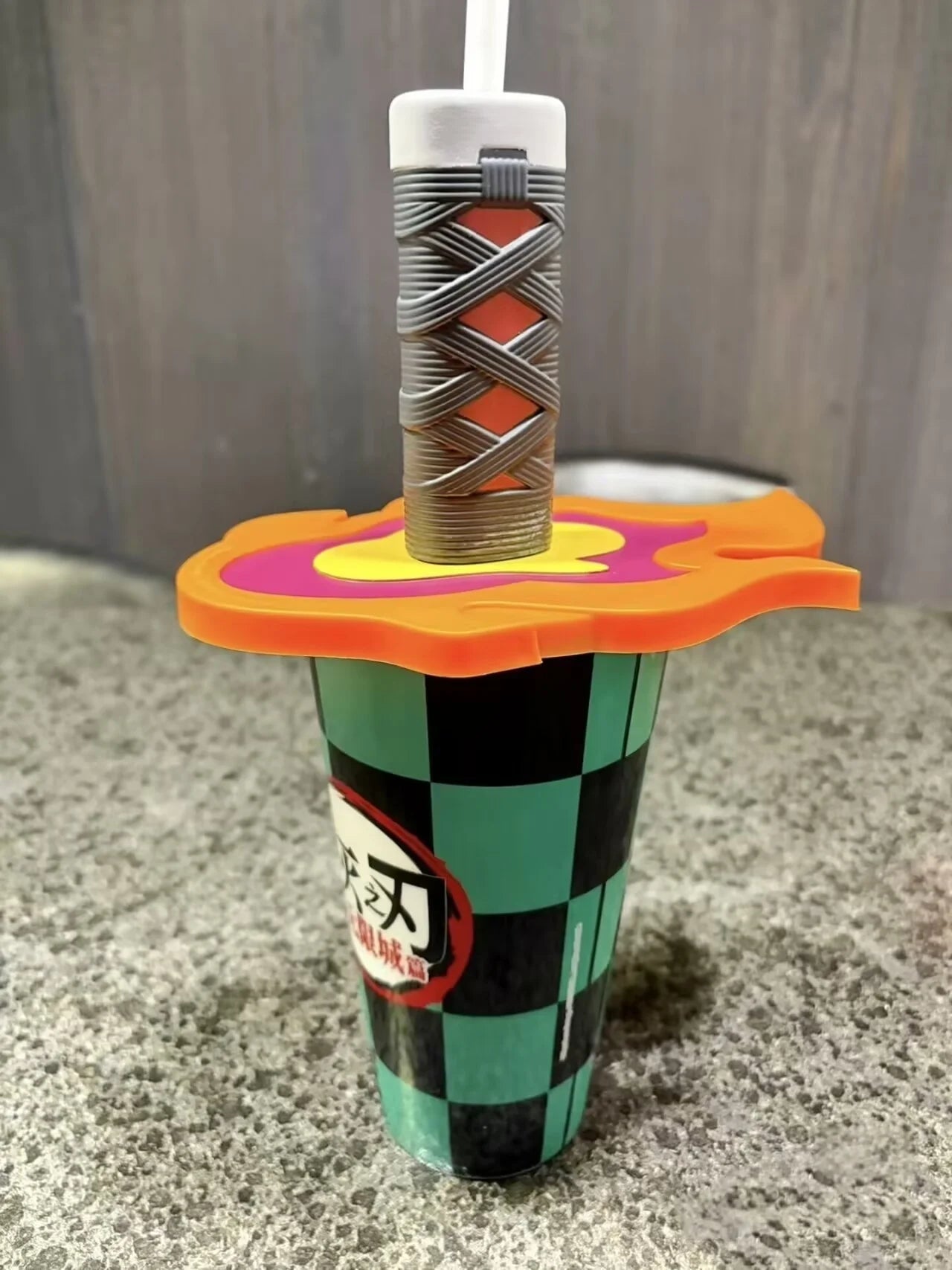 Demon Slayer Katana Handle Tumbler Cup – Anime Sword Hilt Water Bottle