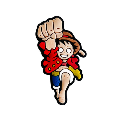 One Piece Anime PVC Clog Shoe Charms – Luffy, Zoro, Chopper & Crew Accessories