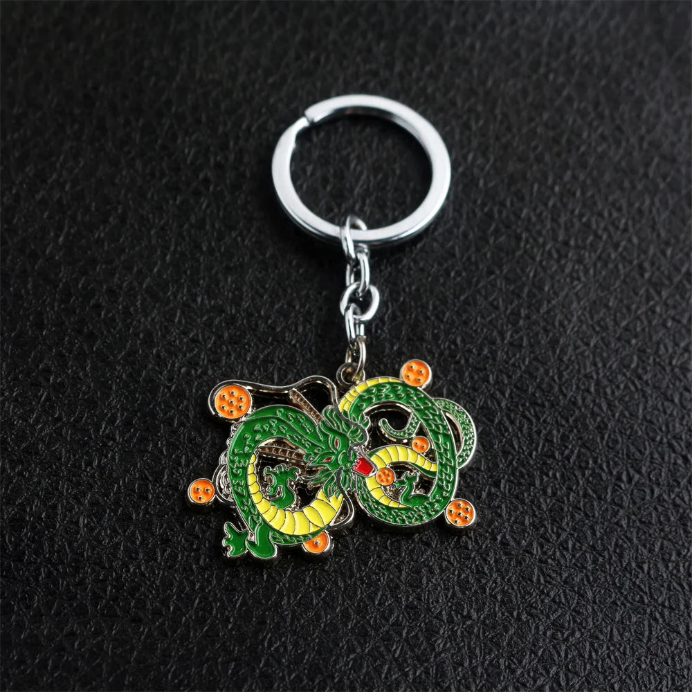 Dragon Ball Z 1-7 Star Resin Keychain & Pendant Set – Premium 3D Anime Dragon Ball Keyring Collectibles