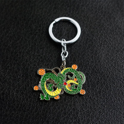 Dragon Ball Z 1-7 Star Resin Keychain & Pendant Set – Premium 3D Anime Dragon Ball Keyring Collectibles