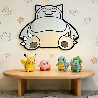 One Piece & Anime Acrylic Wall Mirror – HD UV Print Room & Gaming Decor