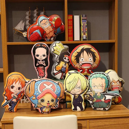One Piece Kawaii Plush Pillow Cushion Doll – Soft Anime Stuffed Toy