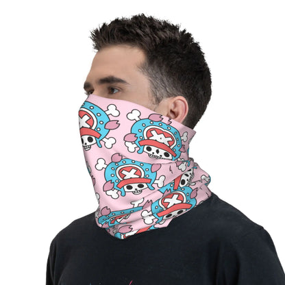 One Piece Tony Tony Chopper Bandana Neck Gaiter – Multi-Use Balaclava Face Mask