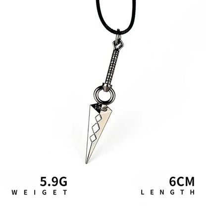 Naruto Akatsuki Red Cloud Necklace – Anime Konoha Pendant & Cosplay Jewelry Collection
