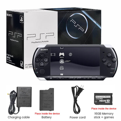 Sony PSP 3000 Handheld Console (PSP-3006) – Retro PlayStation Portable (Refurbished) + Free Games