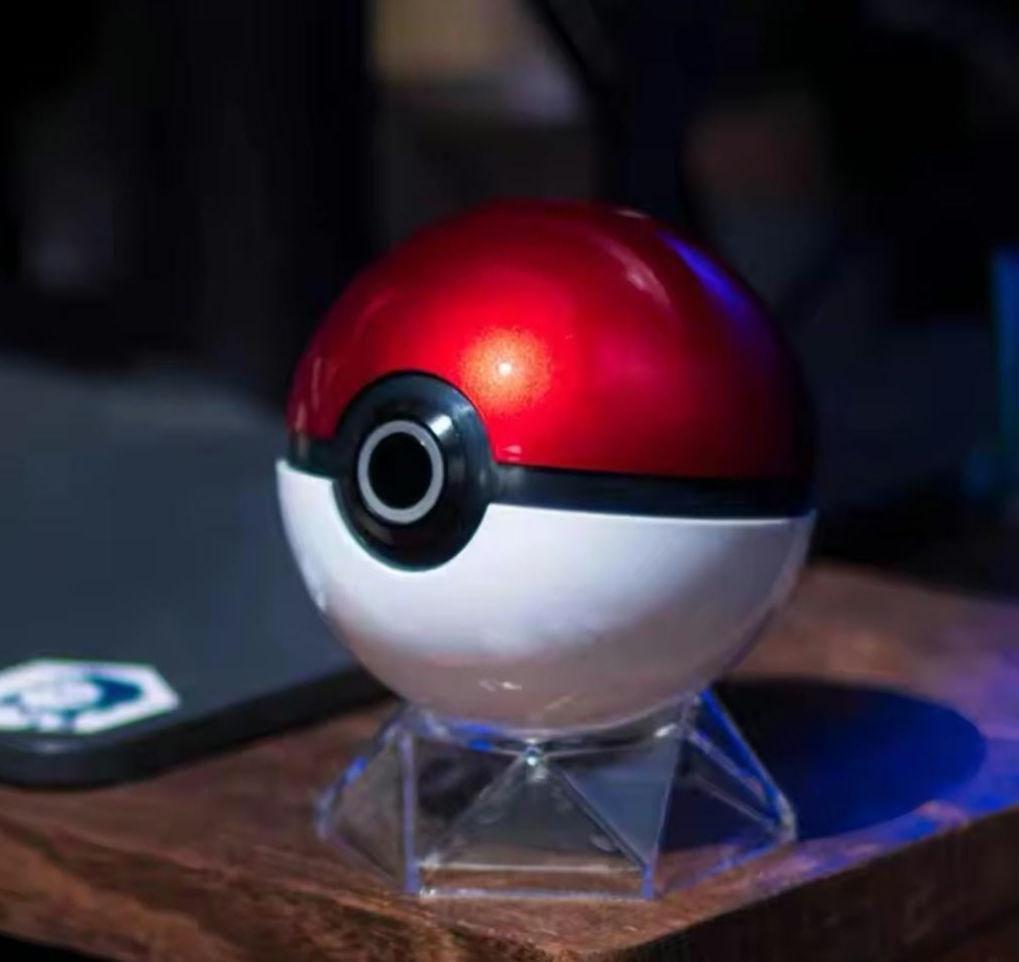 Pokeball Wireless PC Power Button Remote Starter - Kanto Domain Custom Tech